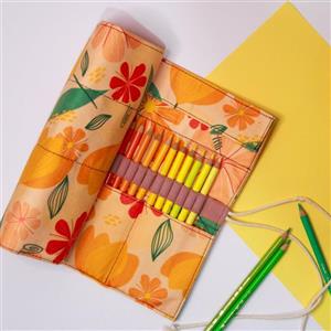 کیف مدادرنگی 36رنگ رولی جدید کم جا وقابل شستشو