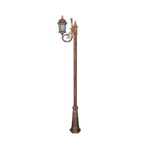 چراغ تکشاخه پارکی تکشیدفام مدل معبد رابو کد 91200-16-7313