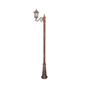 چراغ تکشاخه پارکی تکشیدفام مدل رابو کد 91200-16-7112