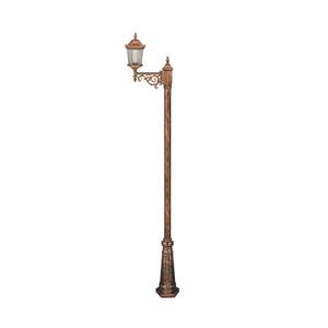 چراغ تکشاخه پارکی تکشیدفام مدل رابو کد 91200-16-7115