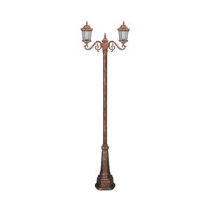 چراغ دوشاخه پارکی تکشیدفام مدل رابو کد 91215-16-7122