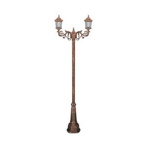 چراغ دوشاخه پارکی تکشیدفام مدل رابو کد 91215-16-7124