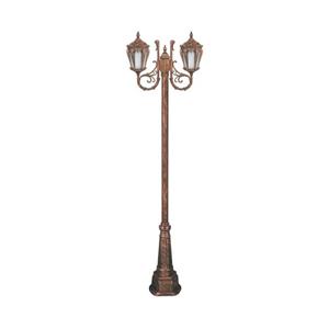 چراغ دوشاخه پارکی تکشیدفام مدل پالیز کد 91215-16-8523