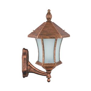 چراغ دیواری پارکی تکشیدفام مدل ویکتوریا کمرباریک کد 8206-16