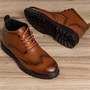 نیم بوت مردانه  عسلی