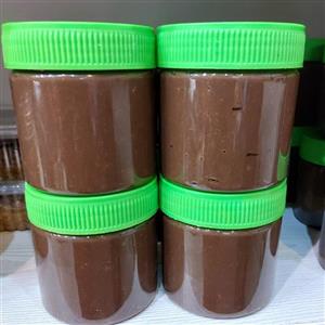 کره ی بادم زمینی شکلاتی کرانچی بدون مواد افزودنی(320گرم)