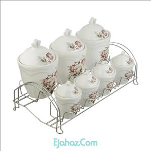 ست پاسماوری و جا ادویه  7 پارچه مام کد 8300