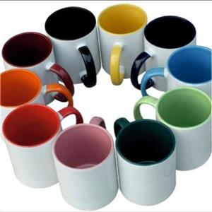 لیوان | ماگ داخل رنگی بهمراه چاپ اختصاصی شما