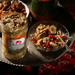 ترشی قارچ مخلوط 200گرمی برند ژانت فود