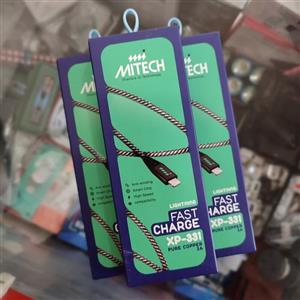 کابل شارژ آیفون mitech مدل xp-331 همراه با 