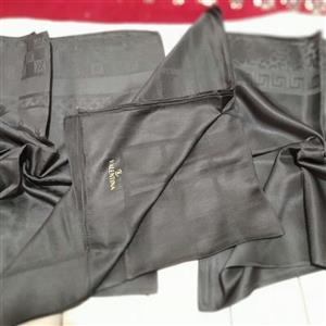 روسری مشکی ساتن ابریشم