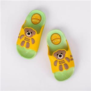 دمپایی دخترانه شهپر 3362 لیمویی سایز 26