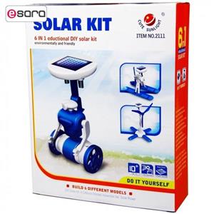 کیت آموزشی خورشیدی 6 در 1 کیوت سان لایت مدل 2011 Cute Sunlight Item No. 2011 6 in 1 Educational Solar Kit