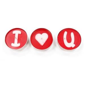 شمع 3 عددی آی لاو یو