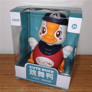 بازی آموزشی طرح عروسک نشکن اردک موزیکال متحرک و دارای چراغ
