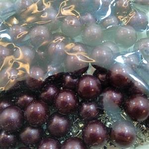 مروارید پرسی سایز 8 رنگ زرشکی