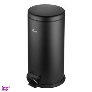 سطل زباله پدالدار سرکوله مدل 30 لیتری استیل