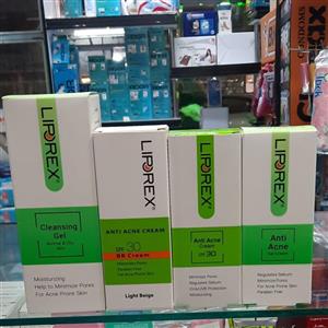 پک ضد جوش Liporex (ژل شستشو، کرم ضد آفتاب، کرم مرطوب کننده ضد جوش،ژل ضد جوش)