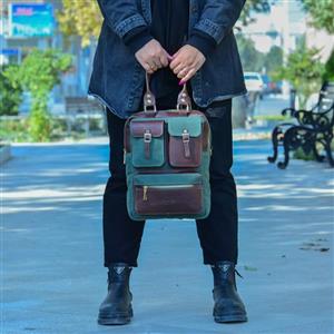کیف سه کاره کوله برزنتی کیف دوشی چرمی کیف دستی اسپرت