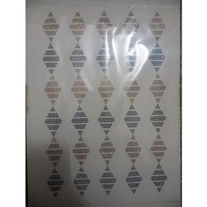 نگین حرارتی طرح لوزی مشکی طلایی . چادر . نگین چادر . مانتو . نگین چسبی . جوراب . ساق