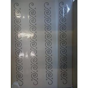 نگین حرارتی طرح S . چادر . نگین چادر . مانتو . نگین چسبی . جوراب. ساق