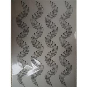 نگین حرارتی طرح پرطاووسی نگین درشت . چادر . نگین چادر . مانتو . نگین چسبی . جوراب . ساق