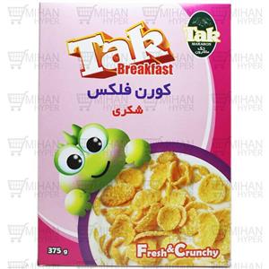 کورن فلکس شکری تک ماکارون مقدار 375 گرم Tak Makaron Fine Suger Corn Flakes 375gr