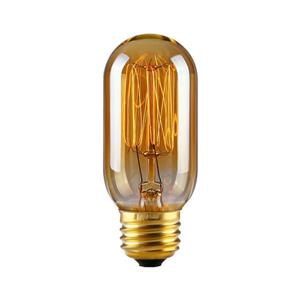 لامپ فیلامنتی انگاره مدل T45 خطی پایه E27 Engareh Straight Vintage Edison Filament Bulb Lamp 