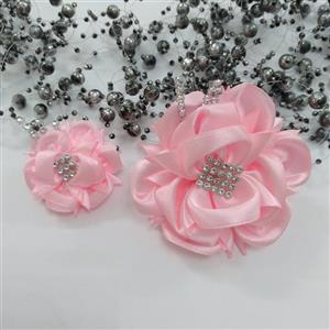 ست کش و گیره مو مدل رز بسته دو عددی تماما دست دوز گالری بانو ستیا با رنگبندی متنوع و شاد