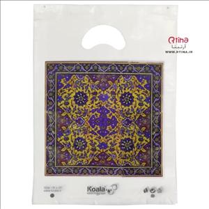 نایلون کوچک طرح دار سایز 26*18 دسته دار/ 100 تایی