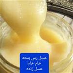 عسل رس بسته خام کریستالیزه  دیابتی طبیعی  صددرصد ارگانیک بدون یک گرم شکر با عطر طعم عالی با برگه آزمایش  تضمینی  یک کیلو