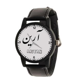 ساعت مچی مردانه طرح اسم آرین با کیفیت عالی قابل استفاده در مدرسه و دانشگاه مناسب برای هدیه دادن