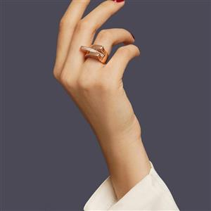 انگشتر زنانه طرح طلا ژوپینگ رنگ ثابت