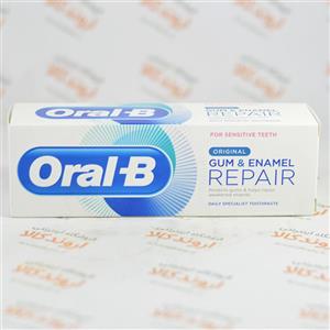 خمیر دندان اورال بی سری Gum And Enamel Repair مدل Original حجم 75 میلی لیتر Oral-B Toothpaste 75ml 