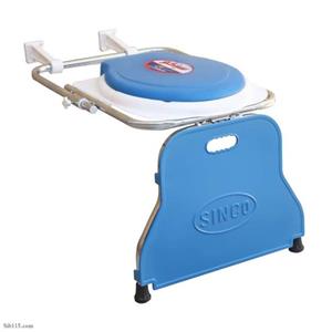 توالت فرنگی سینکو مدل تاشو دیواری