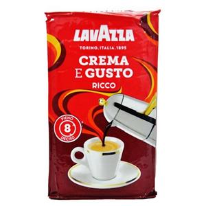 قهوه آجری 250 گرمی لاوازا مدل کرم گوستو ریکو (ریچو)\nLavazza Crema E Gusto Ricco