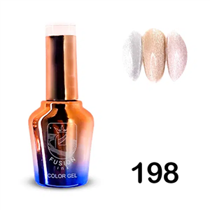 لاک ژل ناخن فیوژن شماره 198 FUSION COLOR GEL