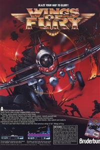 کارتریج بازی Wings of fury برای کمودور 64