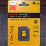 کارت حافظه 16 گیگ microSDHC کداک کلاس 10 استاندارد UHS-I U1 سرعت 85MBps 580X