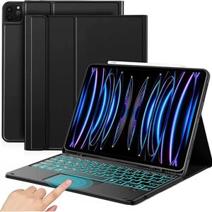 کیس و کیبورد دارای تاچ پد ایپد پرو 2022  12.9 اینچی