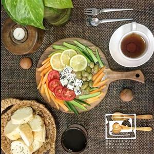 تخته سرو چوبی گرد 