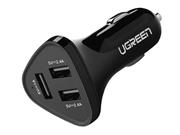 شارژر فندکی یوگرین Ugreen CD124 29W 3 Port USB Car Charger