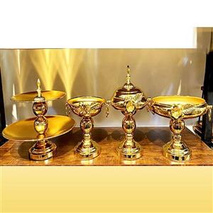 سرویس پذیرایی فلزی رنگ ثابت