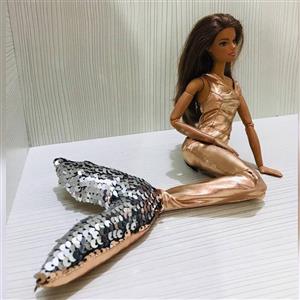 لباس عروسک باربی شامل لباس پری دریایی مناسب باربی لاغر