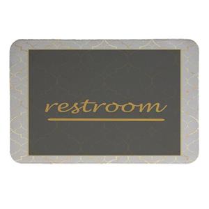 پادری طرح Restroom کد 8683  سایز 60 در 40