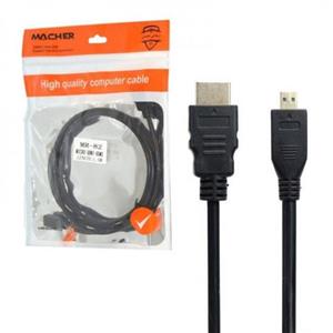 کابل تبدیل HDMI به Micro طول 1.5 متر مچر (Macher) مدل MR-82\n\n 