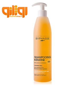 شامپو کراتینه مو بایفاس حجم 520 میلی لیتر