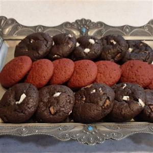 کوکی تریپل چاکلت پنیری بسیار خوش طعم با بهترین مواد اولیه مناسب کافی شاپ ها