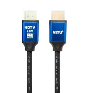 کابل HDMI 2.0 4K طول 2 متر نیتو (NITU) مدل NH102\n