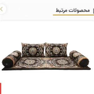 پشتی سنتی پشتی شاهنشین تشک نمدی  بالش  سنتی